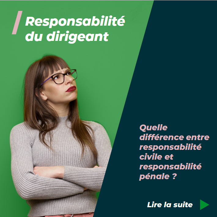 Responsabilité du dirigeant